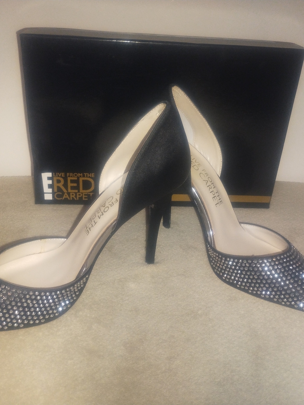 BNWB Black E Live From The Red Carpet Pumps - Picture 2 of 3